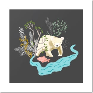 Spirit Bear - Great Bear Rainforest Posters and Art